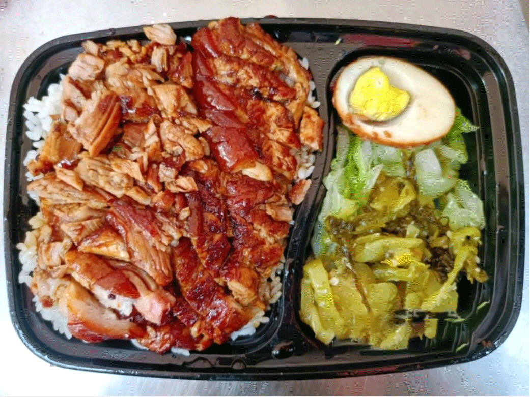 ☆正宗隆江猪脚饭（肘子饭）+青菜+五常大米